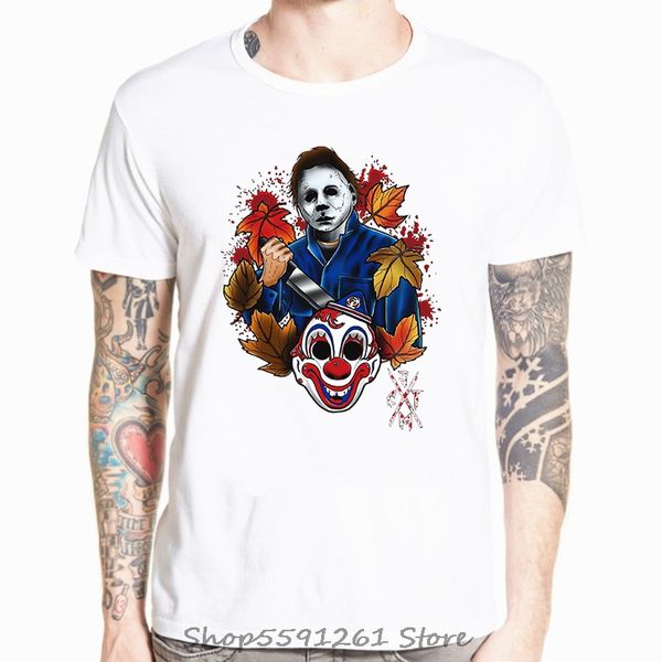 

michael myers halloween cereal killer horror t-shirt cool casual pride t shirt men new fashion tshirt streetwear tees