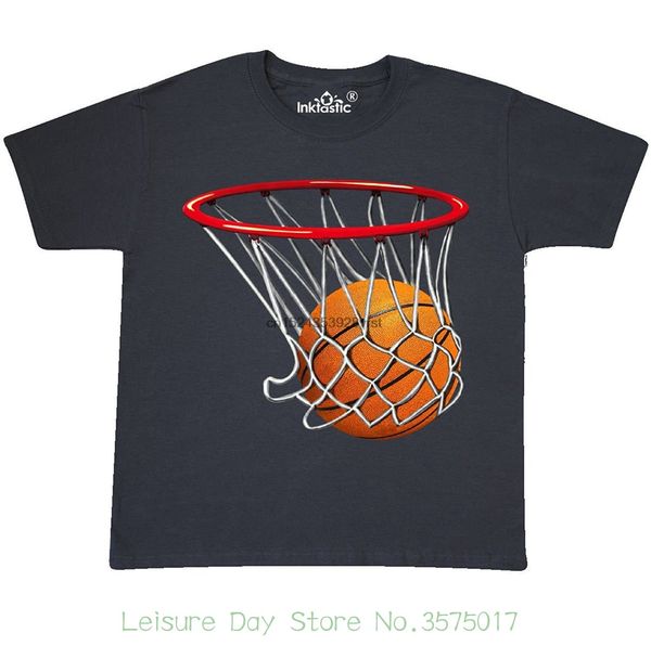 

men custom printed hipster tees - basketballer swish youth t-shirt