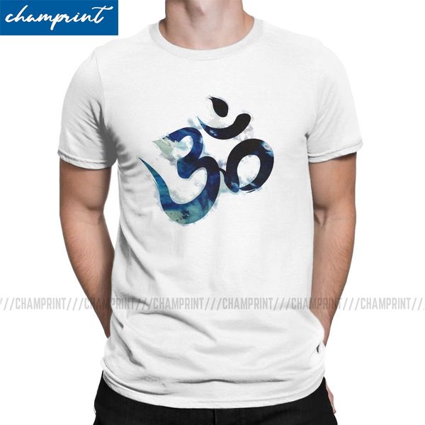 

aum painting t-shirts for men shiva hindu ganesha god india lingam amazing tee shirt crewneck t shirts graphic printed clothing