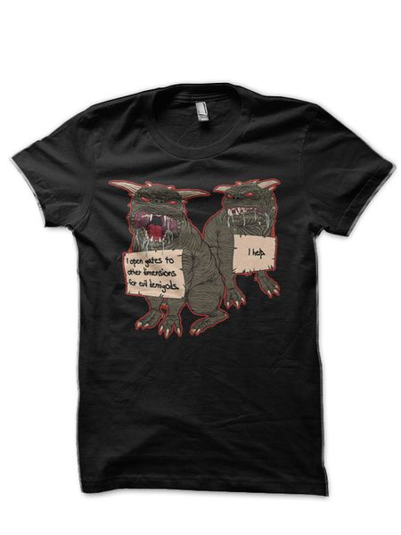 

terror dog shaming black t shirt