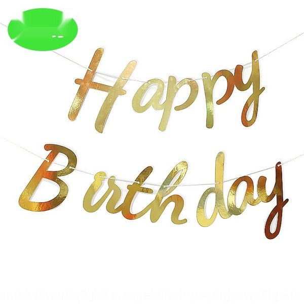 

ins internet celebrity -ing one-piece happy party decoration birthday letter flower-pulling ins internet celebrity flag-pulling one-piece ha