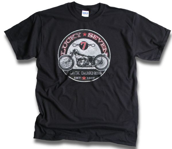 

лаки 7 darkness байкер est 1937 mens black t shirt sm 3xl