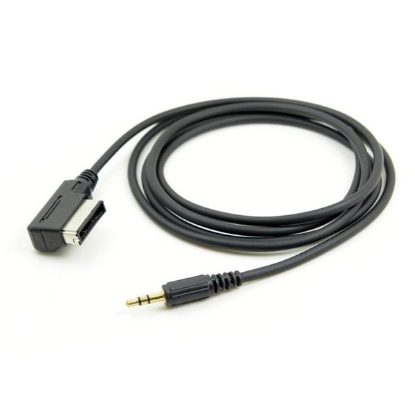 

media in ami mdi to stereo 3.5mm audio aux adapter cable for car mercedes benz & cell phone