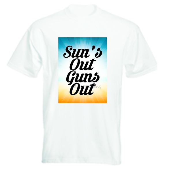 

suns out guns out new 2017 summer t shirt