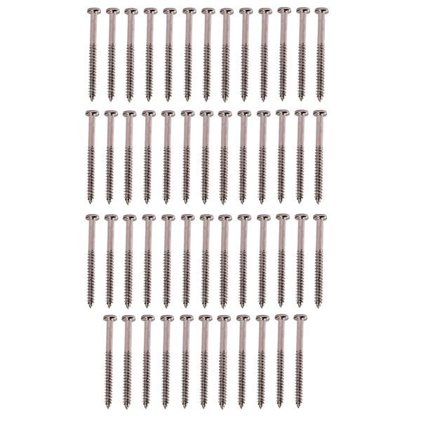 

50 pieces bass guitar pickup mounting screws for pb jb p90 pickup replacement