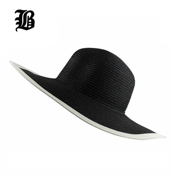 

flb] 2020 fashion seaside sun visor hat female summer sun hats for women large straw hat folding beach girls wholesale, Blue;gray