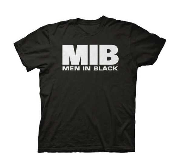 

men in black mib logo officially licensed t-shirt print short sleeve t shirt