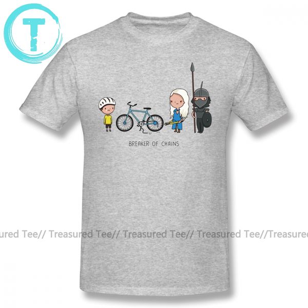 

khaleesi t shirt breaker of chains t-shirt 100 cotton graphic tee shirt male xxx short-sleeve summer fun tshirt