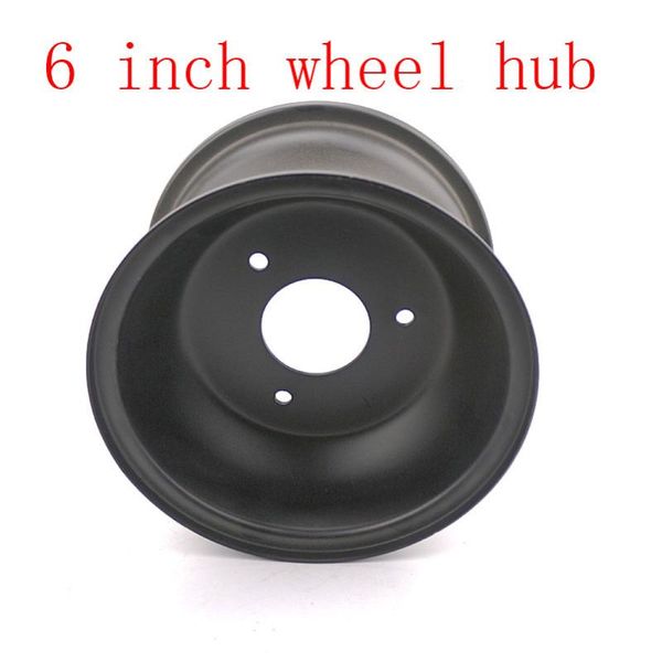 

atv 3 hole vacuum rims 6 inch wheel hub use 145/70-6 13x5.00-6 13x6.50-6 tire tyre for 110-125cc go-kart, atv, lawn mower