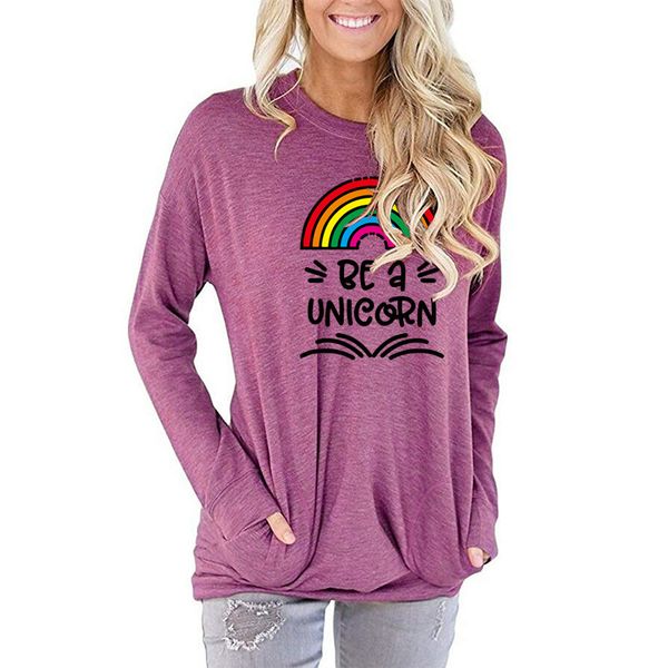 

радужная печать сыпучие crew neck с длинным рукавом толстовки женщины хлопок крупногабаритные пуловер вскользь плюс размер o-образным вырезо, Black