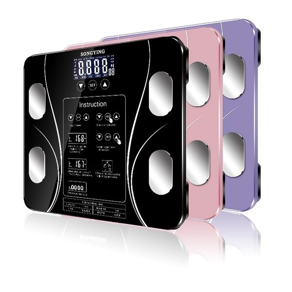 

bathroom & kitchen scales weight scale body fat digital human mi floor lcd display index electronic smart weighing home