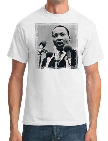 

2019 new fashion casual men t-shirt martin luther king - bw icon - mens t-shirt