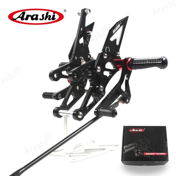

arashi motorcycle adjustable foot pegs for yzf r1 2007-2008 rear sets cnc footrest rearset yzf-r1 yzfr1 2007 2008
