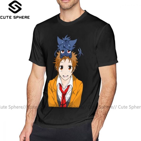 

servamp футболка servamp t-shirt 100 размер хлопок плюс tee shirt mens высокий классический отпечатано с коротким рукавом тенниски