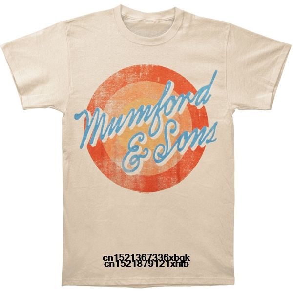

funny t shirt men novelty tshirt mumford & sons sun script 2012 tour t-shirt