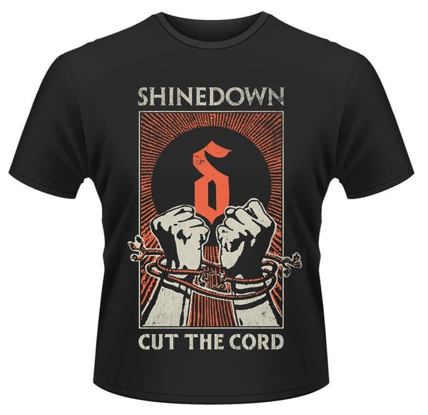 

shinedown' cut the cord' t-shirt - neu und offiziell cool short sleeve men t shirt cotton cool design 3d tee shirts