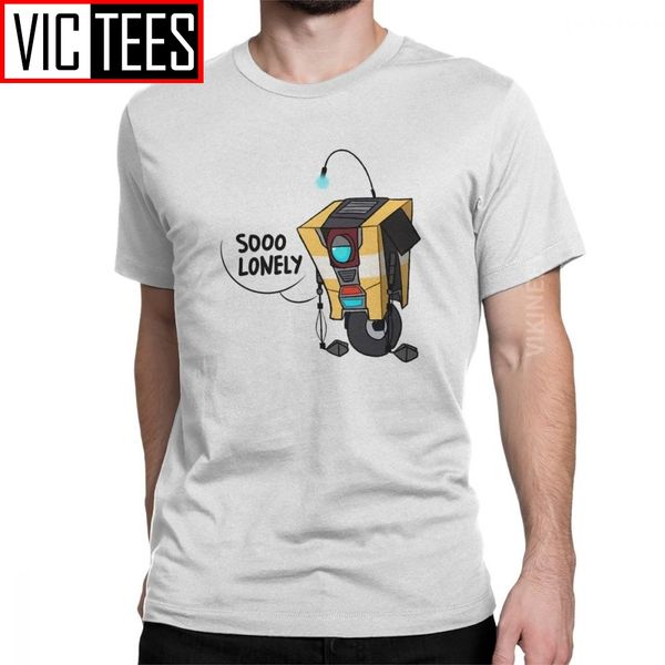 

claptrap borderlands t shirt men 100 percent cotton novelty tshirt crew neck team weapon game camisas hombre oversized