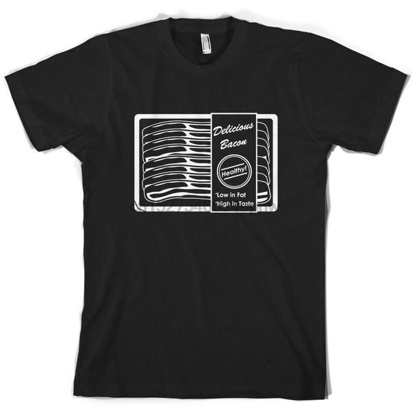 

delicious bacon low in fat - high in taste - mens t-shirt - 10 colours