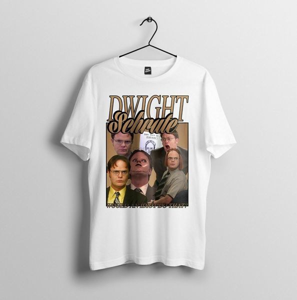 

new dwight schrute the office funny vintage homage usa size t-shirt en1