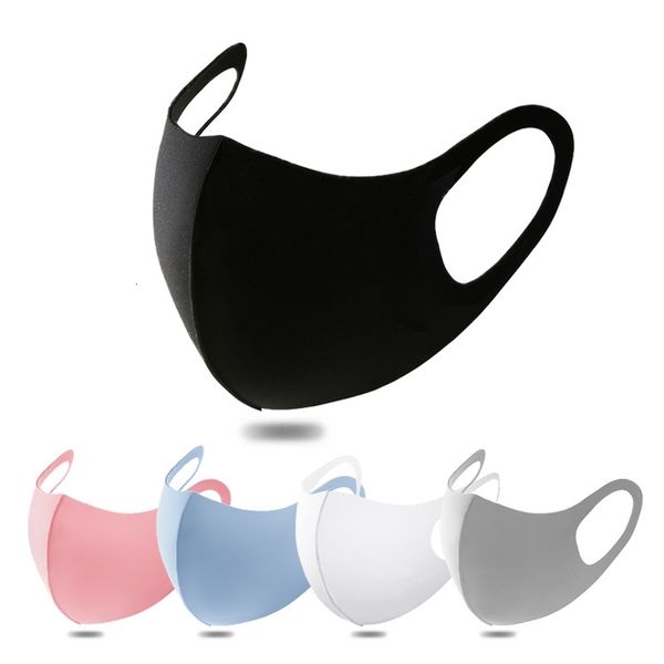 

in stock anti dust designer face mask pm2.5 respirator anti-bacterial washable reusable ice silk cotton maskshigh quality