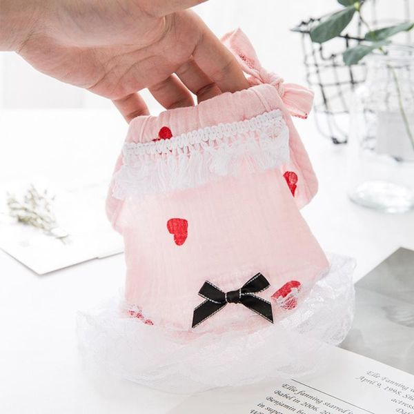 

dog apparel summer love lace dress pet cat and clothes christmas easter equipment comfortable fabric cute suit