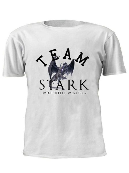 

game of thrones team stark winterfell men women tshirt m265 custom print tee shirt
