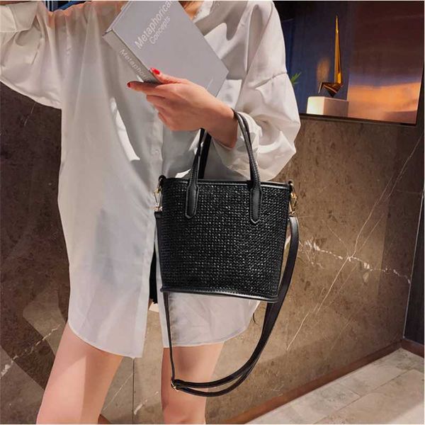 

2020 women ladies fashion straw shoulder bags cross body holiday travel bucket messenger cellphone handbags tote satchel