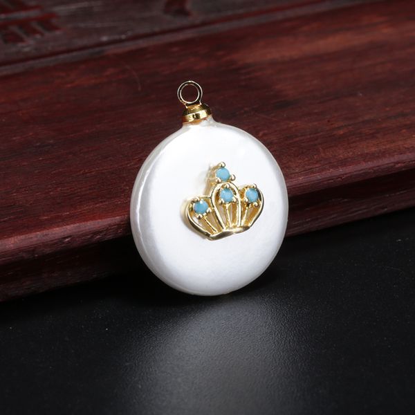 

многократный cz pave crown crown chart gold beadant для изготовления ювелирных изделий для choker hearring diy, Bronze;silver