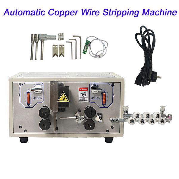 

swt-508e automatic copper wire stripping machine strip wire machine skinning cutting computer strip 0.1 to 8mm