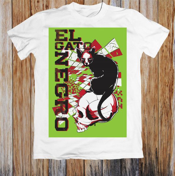 

el gato negro unisex t-shirt плюс размер одежды tee shirt