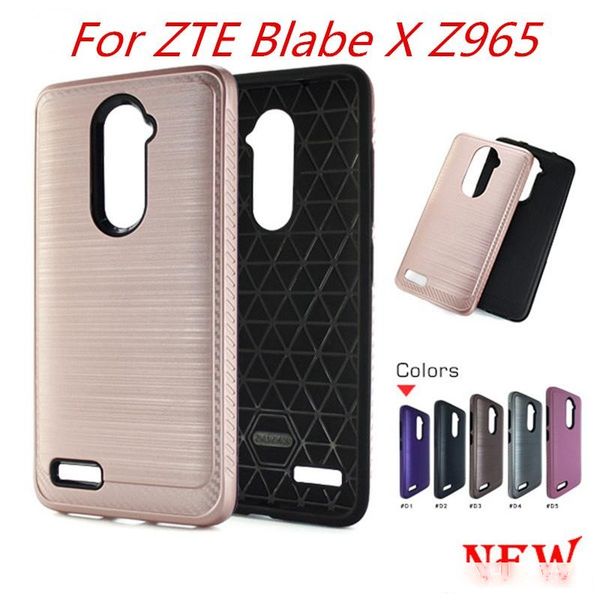 

armor carbon fiber case for zte blade x z965 for zte blade z max metropcs for alcatel a30 fierce metropcs hybrid brushed c