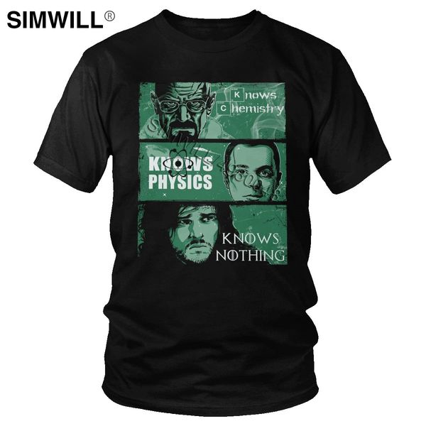 

breaking bad walter white t shirts classic casual eco cotton tee shirt for men short sleeved round neck game of thrones t-shirt