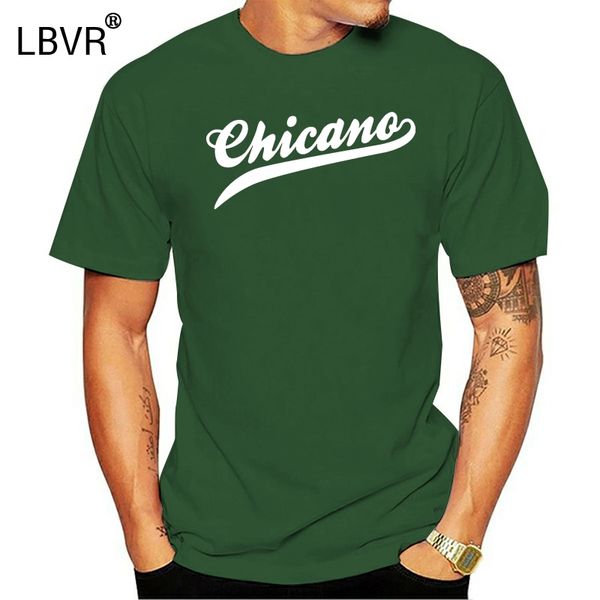 

мужчины футболка чиканос script спортивный стиль тенниска женщины t-shirt
