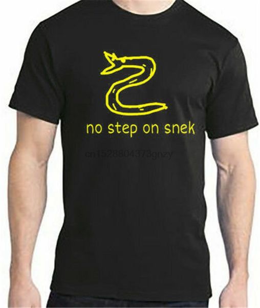 

no step on snek (dont tread on me) t-shirt - 100% ringspun cotton tee tee shirt