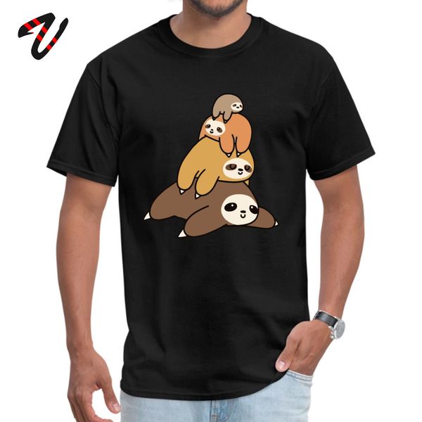 

funny sloth stack tees for students new design summer/autumn round neck pure yoda short hell t shirt custom tee-shirt