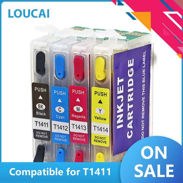 

ink cartridges 2021 cartridge for t1411 t1412 t1413 t1414 comparible office 620f/560w/570w/960fwd/900wd/535/85nd wf-7018