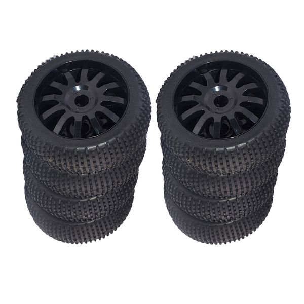 

8pcs racing 1/8 racing car buggy 17mm hub wheels and tires for hsp hpi