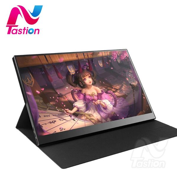 

lantastion 15,6-дюймовый портативный монитор hdmi типа с дисплеем для портативного компьютера телефона xbox переключатель ps3 ps4 игрового м