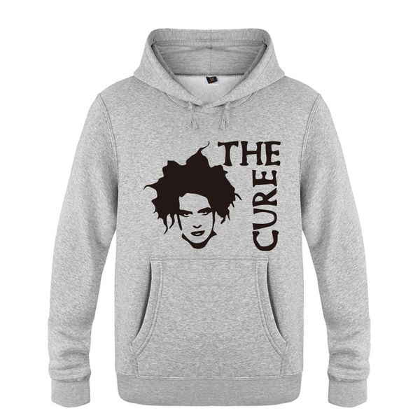 

robert smith the cure rock sweatshirts men 2018 mens hooded fleece pullover hoodies