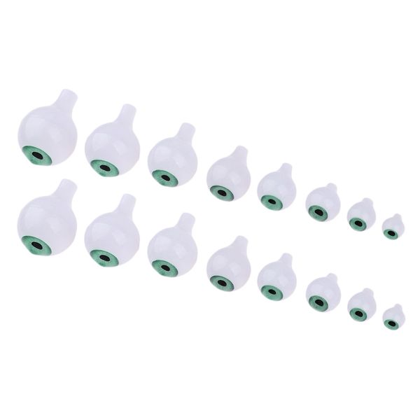 

8 pairs oval hollow eyes green eyeball for dolls diy halloween props