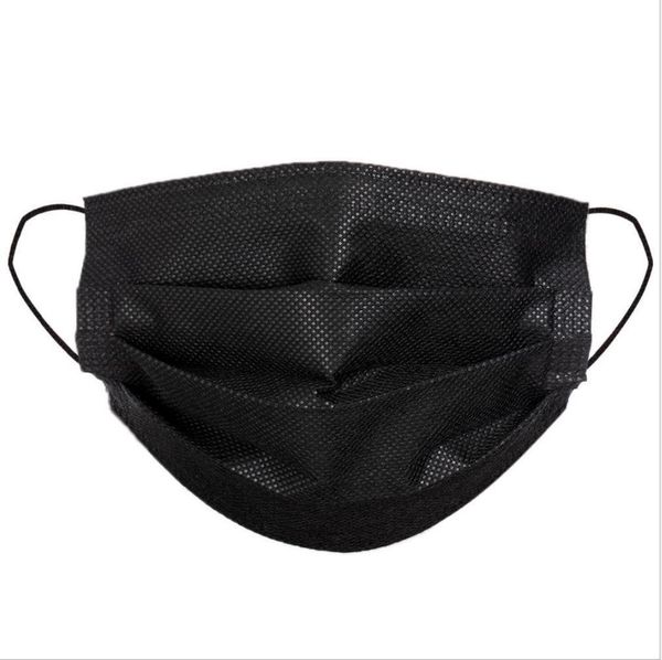 

Free DHL To US/EU 50pcs with Box Disposable Face Masks with Elastic Ear Loop 3Ply Breathable Fashion Designer Mask