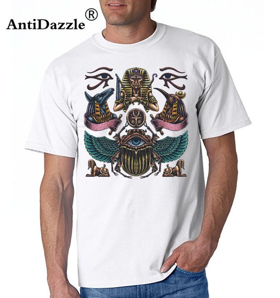 

vintage eye of horus ancient egypt legend anubis pharaoh short sleeve mytic therion t shirt egyptian tourism tee hip hop garment