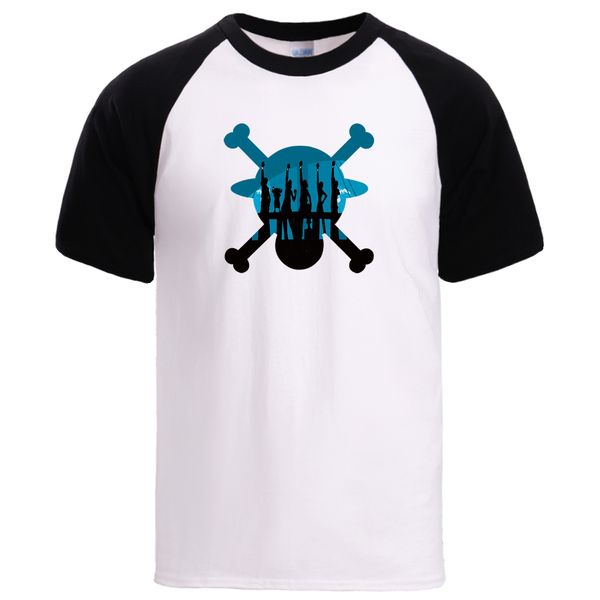 

the straw hat pirate tshirt mens summer raglan tees one piece luffy print short sleeve t shirts man sell 100% cotton t shirt