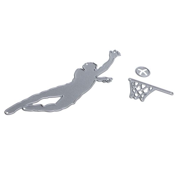 

1 set basketball cutting dies stencil for scrapbook album paper embossing tool