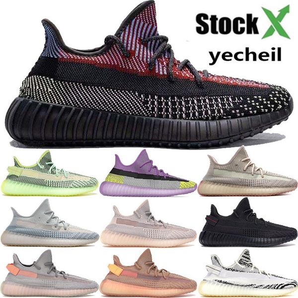 

2020 kanye west v2 new sneakers yellow semi frozen zebra beluga 2.0 men women running shoes athletic shoes size 36-45