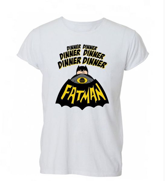 

2019 summer fashion men t-shirt dinner dinner fatmans batman funny dad t shirt mens womens gift tee