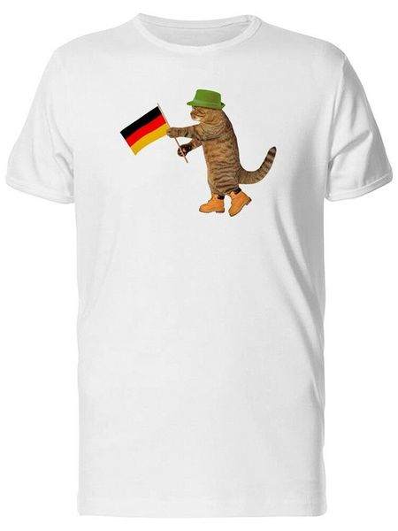 

a german holding flag men's tee -image by slim fit tee shirt new fashion design for men women