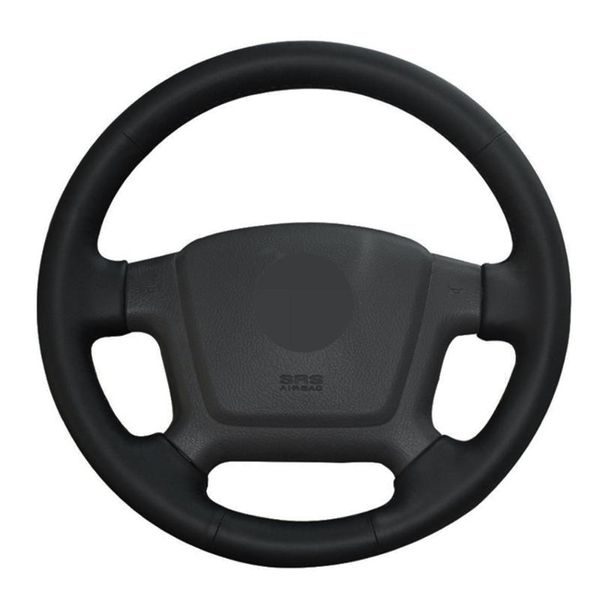 

car steering wheel covers diy black genuine leather steering wheel cover for kia cerato 2005-2012 spectra spectra5 2004-2009