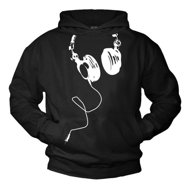 

swag hoodie with headphones sweatshirt black sweatshirt