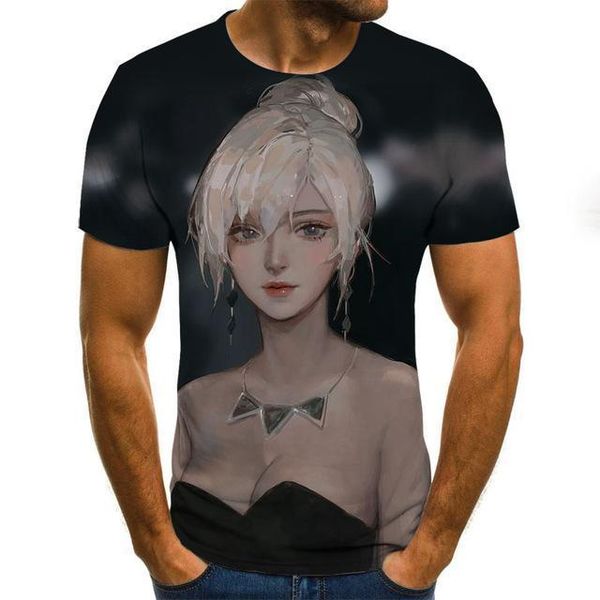 

new arrivals mens 3d anime t -shirt print quick dry 3d print shirts aesthetic graphic funny men clothing